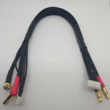 2S charger lead with Black nylon net