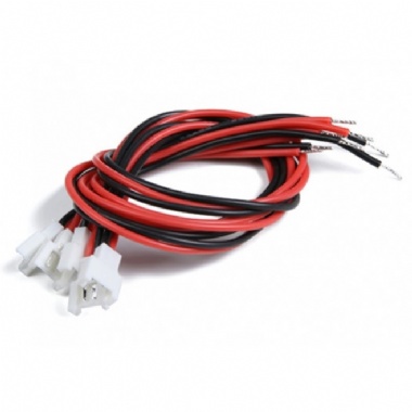 Molex 2.0 2Pin Cable Male Connector with 200mm x 24AWG Silicone Wire