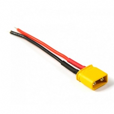 XT30 Male Connector with 24AWG Silicone Wire 50mm Pigtail